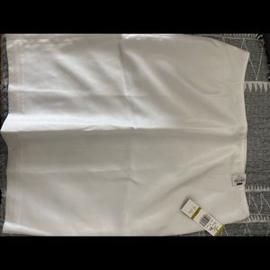 NWT Le Suit White Pencil Skirt; size 14.